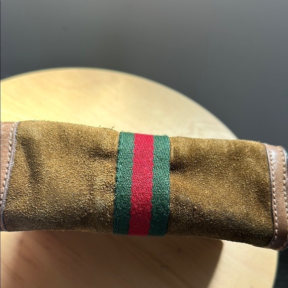 Gucci Brown Suede Cosmetics Bag - Picture 6 of 6